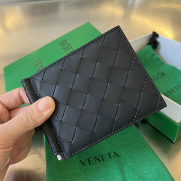商品名称：ボッテガヴェネタ BOTTEGAVENETA aj-BOV592626PKR  2023年最新入荷 イントレチャート マネークリップ付き二つ折りウォレット ショートウォレット 短財布