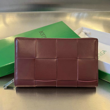 ボッテガヴェネタ BOTTEGAVENETA aj-BOV649607JH  2023年最新入荷 カセット ジップアラウンドウォレット ファスナー長財布 ロングウォレット カード入れ