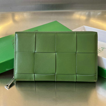 ボッテガヴェネタ BOTTEGAVENETA aj-BOV649607SG  2023年最新入荷 カセット ジップアラウンドウォレット ファスナー長財布 ロングウォレット カード入れ