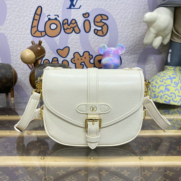 ルイヴィトン LOUISVUITTON 057-M23746 2023年最新入荷 ソミュール BB フラップバッグ 斜め掛け ショルダーバッグ クロスボディバッグ エピレザー