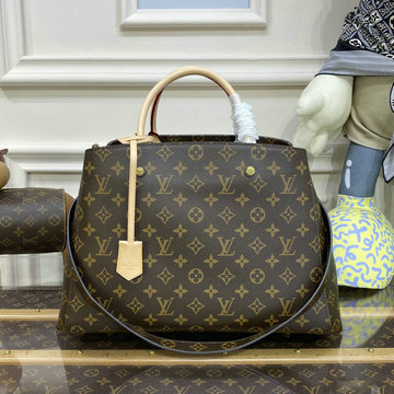 ルイヴィトン LOUISVUITTON 057-M41067 2019年最新入荷 モンテーニュGM トートバッグ ショルダーバッグ モノグラムキャンパス ハンドバッグ