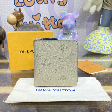 ルイヴィトン LOUISVUITTON 057-M81558 2023年最新入荷 ジッピー コンパクトウォレット コインケース ファスナー短財布 小銭入れ マヒナレザー