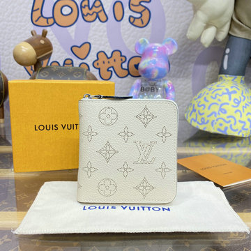 ルイヴィトン LOUISVUITTON 057-M81558B 2023年最新入荷 ジッピー コンパクトウォレット コインケース ファスナー短財布 小銭入れ マヒナレザー