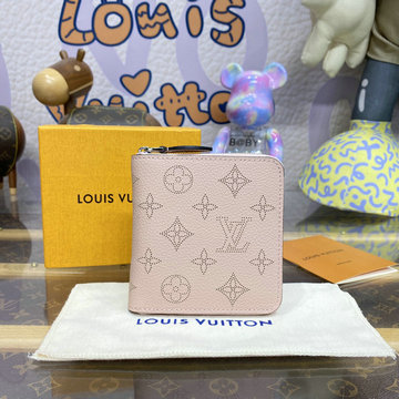 商品名称：ルイヴィトン LOUISVUITTON 057-M81558F 2023年最新入荷 ジッピー コンパクトウォレット コインケース ファスナー短財布 小銭入れ マヒナレザー