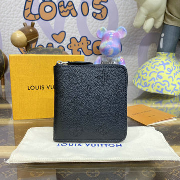 ルイヴィトン LOUISVUITTON 057-M81558K 2023年最新入荷 ジッピー コンパクトウォレット コインケース ファスナー短財布 小銭入れ マヒナレザー