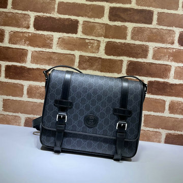 グッチ GUCCI 057-GG658542BBK 2023年最新入荷 GG メッセンジャーバッグ フラップバッグ 斜め掛け ショルダーバッグ クロスボディバッグ キャンパス