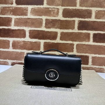 グッチ GUCCI 057-GG760194PBK 2023年最新入荷 トップハンドバッグ トートバッグ チェーンポーチ 斜め掛け ショルダーバッグ クロスボディバッグ
