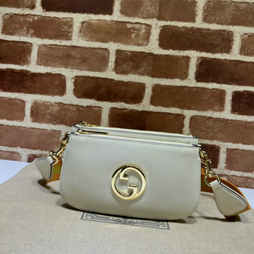 商品名称：グッチ GUCCI 057-GG724599PBS 2023年最新入荷 ダブルジップ ポーチ ショルダーバッグ クロスボディバッグ レディースかばん