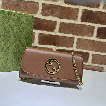 グッチ GUCCI 057-GG725215PZS 2023年最新入荷 ブロンディ チェーン コンチネンタルウォレット 斜め掛け ショルダーバッグ クロスボディバッグ
