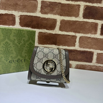商品名称：グッチ GUCCI 057-GG725219BKF 2023年最新入荷 ブロンディ ミディアム チェーンウォレット フラップウォレット 短財布 ショルダーバッグ