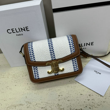 セリーヌ CELINE 99-CE188423BPBL 2023年最新入荷 ブザス 16 セーズ サテンド 斜め掛け ショルダーバッグ クロスボディバッグ レディースかばん