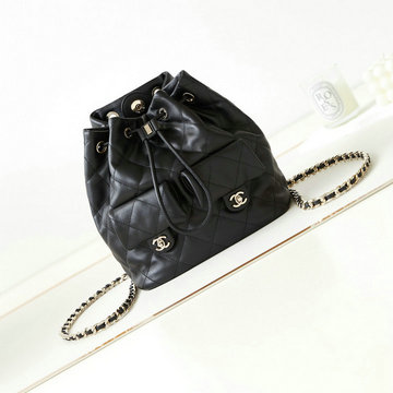 シャネル CHANEL 99-CH4342BK  2023年最新入荷 ウィメンズバッグ バックパック ドローストリングバッグ チェーン リュックサック ショルダーバッグ レディースかばん