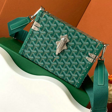 ゴヤール GOYARD 99-GY8821GL 2023年最新入荷 カセットトランクバッグ 斜め掛け ショルダーバッグ クロスボディバッグ 男女兼用