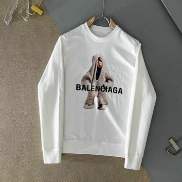 バレンシアガ BALENCIAGA MS-WYBA23031 2023年秋冬最新入荷 スウェットシャツ ロングスリーブ トップス 長袖 クルーネック カジュアル シャツ 男女兼用