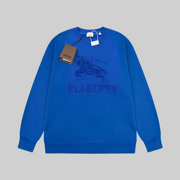 商品名称：バーバリー BURBERRY MS-WYBR23029 2023年秋冬最新入荷 スウェットシャツ ロングスリーブ トップス 長袖 クルーネック カジュアル シャツ 男女兼用