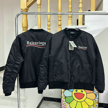 バレンシアガ BALENCIAGA MS-WTBA23005 2023年秋冬最新入荷 ロングスリーブ 野球 ジャケット ファスナー開閉式 トップスコート 長袖 アウターコート