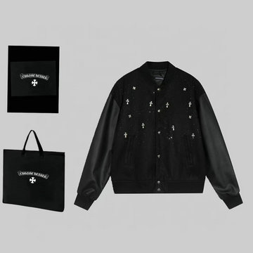 商品名称：クロムハーツ Chrome Hearts JS-WTCM23004 2023年秋冬最新入荷 ロングスリーブ ジャケット ファスナー開閉式 トップスコート 長袖 アウターコート