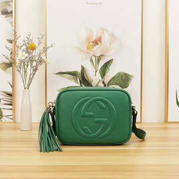 商品名称：グッチ GUCCI 057-GG308364PGL 2023年最新入荷 ソーホー レザー スモール ディスコバッグ カメラバッグ 斜め掛け ショルダーバッグ クロスボディバッグ