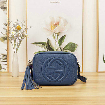 商品名称：グッチ GUCCI 057-GG308364PSL 2023年最新入荷 ソーホー レザー スモール ディスコバッグ カメラバッグ 斜め掛け ショルダーバッグ クロスボディバッグ