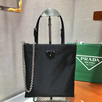 商品名称：プラダ PRADA 99-PD1BA252BK 2023最新入荷 トップハンドルバッグ トートバッグ ハンドバッグ チェーン付き ショルダーバッグ ブリーフケース