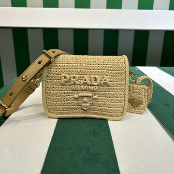 プラダ PRADA 99-PD1BD335QX 2023最新入荷 フラップバッグ 斜め掛け ショルダーバッグ クロスボディバッグバッグ レディースかばん クロシェ