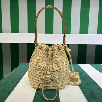 プラダ PRADA 99-PD1BE068QX 2023最新入荷 バケットバッグ ドローストリングバッグ 斜め掛け ショルダーバッグ クロスボディバッグバッグ レディースかばん