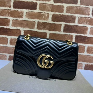 商品細詳を見る:グッチ GUCCI 057-GG443496YBK 2023年最新作 GGマーモント 斜め掛け ョルダーバッグ フラップバッグ クロスボディバッグ