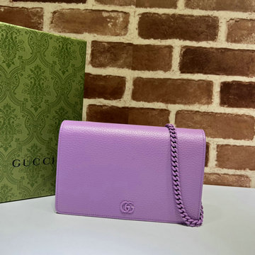 商品名称：グッチ GUCCI 057-GG497985ZS 2023年最新入荷 プチ マーモント チェーンウォレット 斜め掛け ショルダーバッグ クロスボディバッグ レディースかばん