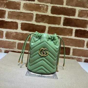 商品名称：グッチ GUCCI 057-GG575163GL 2023年最新入荷 GGマーモント ミニ バケットバッグ 斜め掛け ショルダーバッグ クロスボディバッグ