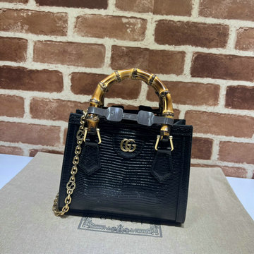 商品名称：グッチ GUCCI 057-GG675800XBK 2023年最新入荷 ダイアナ リザード ミニバッグ トップハンドルバッグ トートバッグ 2way チェーンバッグ ショルダーバッグ