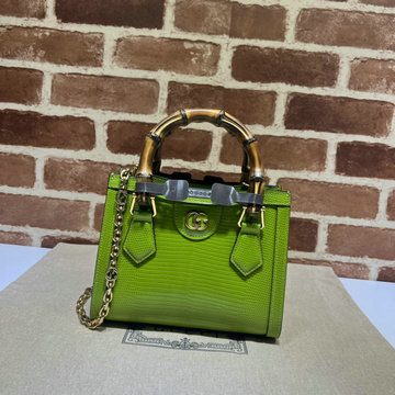 商品名称：グッチ GUCCI 057-GG675800XGL 2023年最新入荷 ダイアナ リザード ミニバッグ トップハンドルバッグ トートバッグ 2way チェーンバッグ ショルダーバッグ