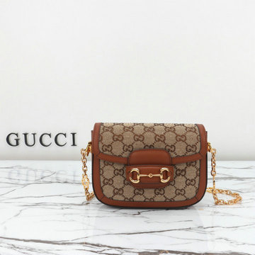 商品名称：グッチ GUCCI 057-GG675801BXK 2023年最新入荷 ホースビット 1955 GG クリスタル ミニバッグ チェーンポーチ 斜め掛け ショルダーバッグ クロスボディバッグ