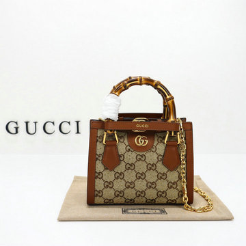グッチ GUCCI  057-GG707449BKF 2023年最新入荷 ダイアナ ミニ トートバッグ トップハンドルバッグ 2way 斜め掛け ショルダーバッグ クロスボディバッグ