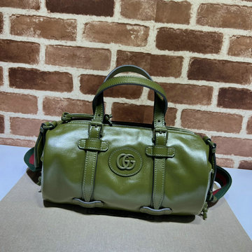 商品名称：グッチ GUCCI 057-GG725701GL 2023年最新入荷 ダブルG付き スモール ダッフルバッグ トートバッグ 斜め掛け ショルダーバッグ クロスボディバッグ