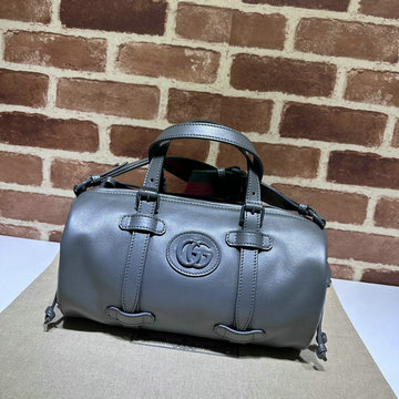 商品名称：グッチ GUCCI 057-GG725701YH 2023年最新入荷 ダブルG付き スモール ダッフルバッグ トートバッグ 斜め掛け ショルダーバッグ クロスボディバッグ