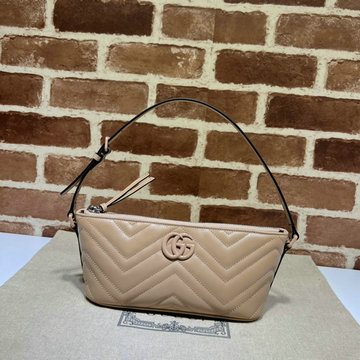 グッチ GUCCI 057-GG739166LF 2023年最新入荷 GGマーモント 斜め掛け ショルダーバッグ フラップバッグ チェーンポーチ クロスボディバッグ レザー