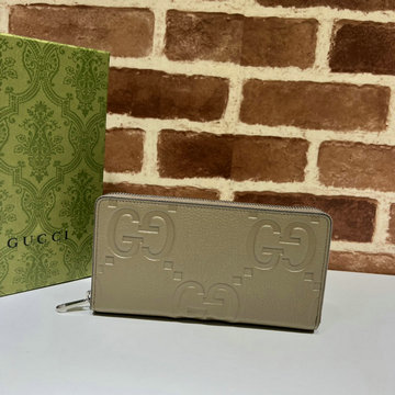 グッチ GUCCI 057-GG739484KQ 2023年最新入荷 ジャンボGG ラウンドウォレット ファスナー長財布 ロングウォレット カード入れ 札入れ