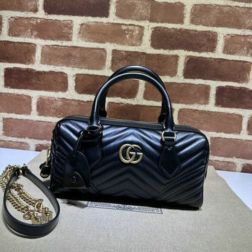 商品名称：グッチ GUCCI 057-GG746319PBK 2023年最新入荷 GGマーモント スモール トップハンドルバッグ トートバッグ ハンドバッグ 2way ショルダーバッグ