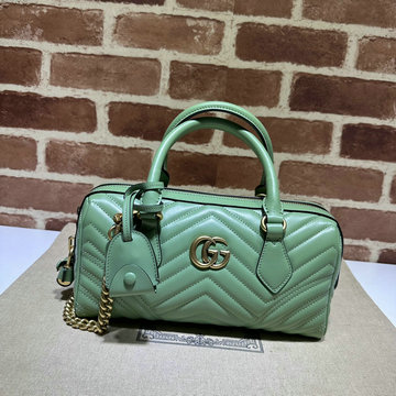 商品名称：グッチ GUCCI 057-GG746319PGL 2023年最新入荷 GGマーモント スモール トップハンドルバッグ トートバッグ ハンドバッグ 2way ショルダーバッグ