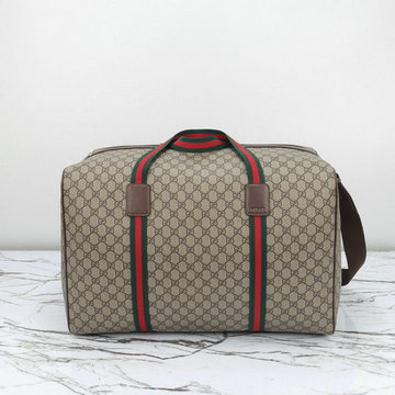 商品名称：グッチ GUCCI 057-GG760152BKF 2023年最新入荷 ウェブ ストライプ付き マキシ ダッフルバッグ トートバッグ ハンドバッグ 旅行かばん トラベルバッグ