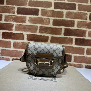 商品名称：グッチ GUCCI 057-GG760191BKF 2023年最新入荷 ホースビット 1955 ミニ ラウンドバッグ 斜め掛け ショルダーバッグ クロスボディバッグ