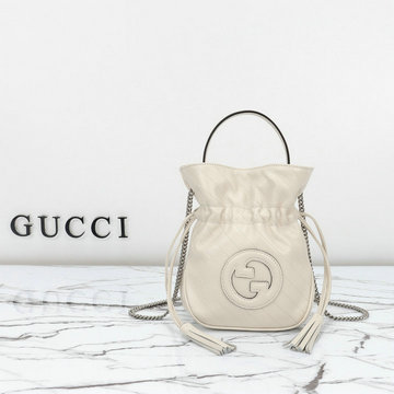 商品名称：グッチ GUCCI 057-GG760313PBS 2023年最新入荷 ブロンディ ミニ バケットバッグ トートバッグ ハンドバッグ 2way チェーンポーチ ショルダーバッグ