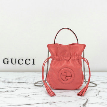 商品名称：グッチ GUCCI 057-GG760313PFH 2023年最新入荷 ブロンディ ミニ バケットバッグ トートバッグ ハンドバッグ 2way チェーンポーチ ショルダーバッグ