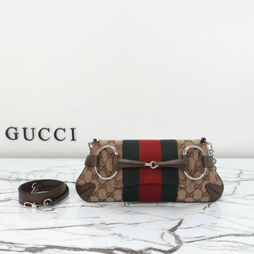 商品名称：グッチ GUCCI 057-GG764339BKF 2023年最新入荷 ホースビットチェーンポーチ スモール ショルダーバッグ クロスボディバッグ