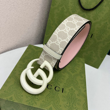 商品名称：グッチ GUCCI 057-GG400593BF 2023年最新入荷 ダブルG キルティング ワイドベルト GG バックル カーフスキン 幅4cm