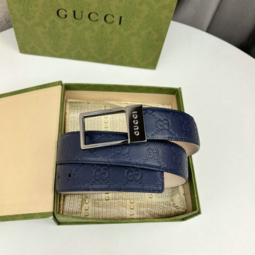 商品名称：グッチ GUCCI 057-GG403941FSL 2023年最新入荷 ワイドベルト スクエア バックル カーフスキン 幅35mm