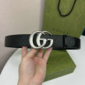 商品名称：グッチ GUCCI 057-GG406831YG 2023年最新入荷 ベルト ダブル GG バックル カーフスキン 幅40mm