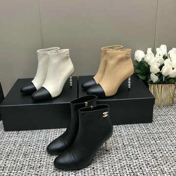 商品名称：シャネル CHANEL 26-CHJ23045 2023年秋冬最新入荷 ショートブーツ ウィメンズシューズ ハイヒールブーツ ピンヒール カジュアルシューズ レディースシューズ 靴
