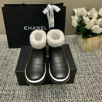 商品名称：シャネル CHANEL 26-CHJ23047WP  2023年秋冬最新入荷 ウィメンズ アンクルブーツ レインブーツ フラットシューズ レディースシューズ 靴