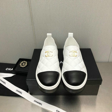 商品名称：シャネル CHANEL 26-CHJ23049P 2023年秋冬最新入荷 ローファーシューズ フラットフォーム レディースシューズ 厚底シューズ 靴
